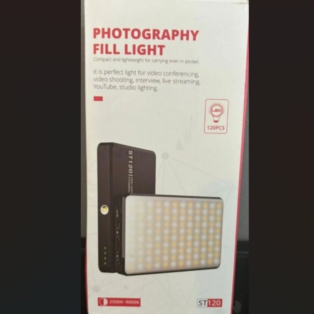 PHOTOGRAPHY FILL LIGHT- VIDEO CONFERENCING & SHOOTING, INTERVIEW, LIVE STREAMING